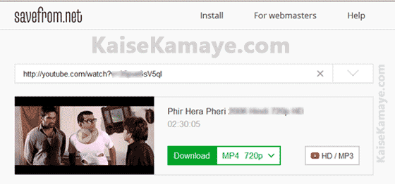 YouTube Video Download Kaise Kare , How to Download YouTube Video in Hindi , Free Online YouTube Downloader