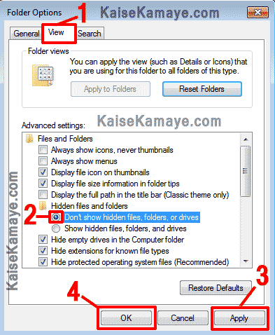 Hidden Folder , Computer Par Folder Ya File Hide Kaise Kare in Hindi ,Hide folder on Windows 