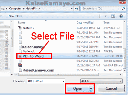 PDF File Ko Word File Me Kaise Convert Kare , PDF File Ko Word Document Me Kaise Convert Kare PDF to Word in Hindi