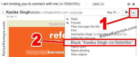 Gmail Par Kisi Ko Block Ya Unblock Kaise Kare in Hindi , Gmail Par Kisi Ko Block Kaise Kare