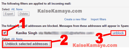 Gmail Par Kisi Ko Block Ya Unblock Kaise Kare in Hindi, Gmail Par Kisi Ko Unblock Kaise Kare