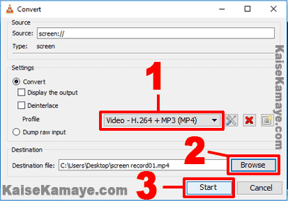 VLC Media Player Se Screen Record Kaise Kare in Hindi, Computer Ki Screen Kaise Record Kare, Record Desktop Screen Using VLC in Hindi