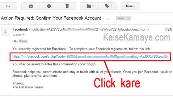 Facebook Account Kaise Banaye Create Facebook id , Create Facebook Account in Hindi , Facebook Email Confirmation , Facebook in Hindi