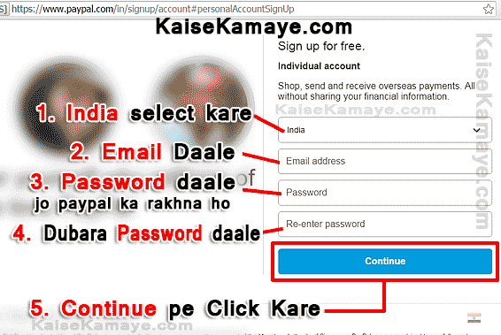 PayPal Account Kaise Banaye Create PayPal Account in Hindi , Create PayPal Account in Hindi , PayPal Account India me Kaise Banaye , PayPal Account in Hindi