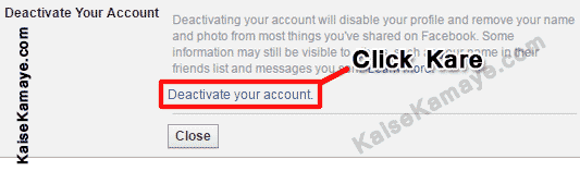 Deactivate Facebook Account , Facebook Account Deactivate Kaise Kare , Facebook Account Delete or Deactivate Kaise Kare Permanently in Hindi , How to Delete FB Account Permanently in Hindi