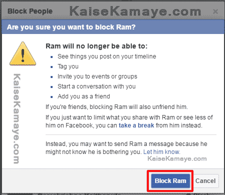 How to block or Unblock People on Facebook in Hindi , Facebook Par Kisi Ko Block Ya Unblock Kaise Kare in Hindi , Facebook par kisi ko Block kaise kare