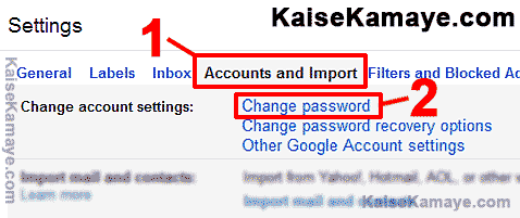 Google Gmail Ka Password Kaise Change Kare in Hindi , Change Gmail Password in Hindi , Gmail Password Kaise badle