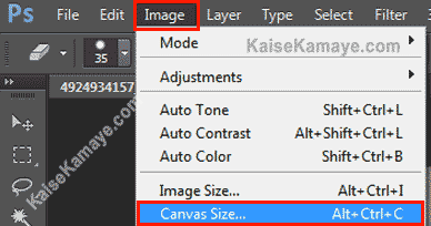 Photoshop Me Canvas Size Kaise Change Kare, Photoshop Me Canvas Size Kaise Change Karte Hai, Photoshop Canvas settings in Hindi