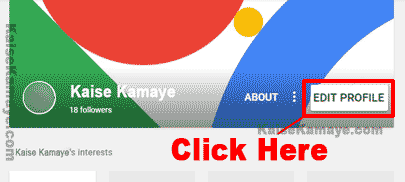 Google+ Plus Par Account Kaise Banaye in Hindi , Google Plus Profile Edit Kaise Kare, How To Edit Google+ Profile in Hindi