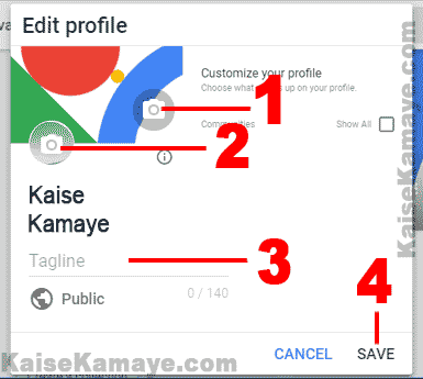 Google+ Plus Brand Page ki Profile Edit Kaise Kare , How To Edit Google+ Page Profile in Hindi