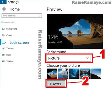 Windows 10 Me Login Screen Ka Background Kaise Change Kare, How To Change Login Screen Background om Windows 10 in Hindi