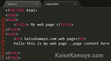 Web Page Kya Hai Definition of Web Page in Hindi, Web Page Kaise Banaye, How to Create Web Page in Hindi