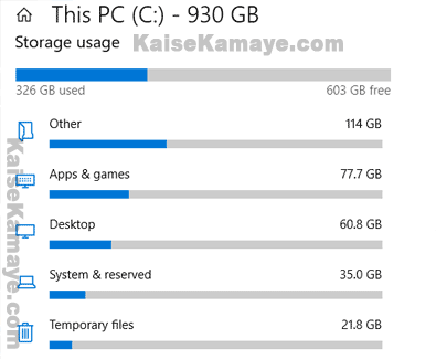 Hard Disk Space Kaise Check Kare in Hindi, Windows 10 Me Hard Drive storage Kaise Check Kare, How to Check Your Hard Disk Space in Hindi